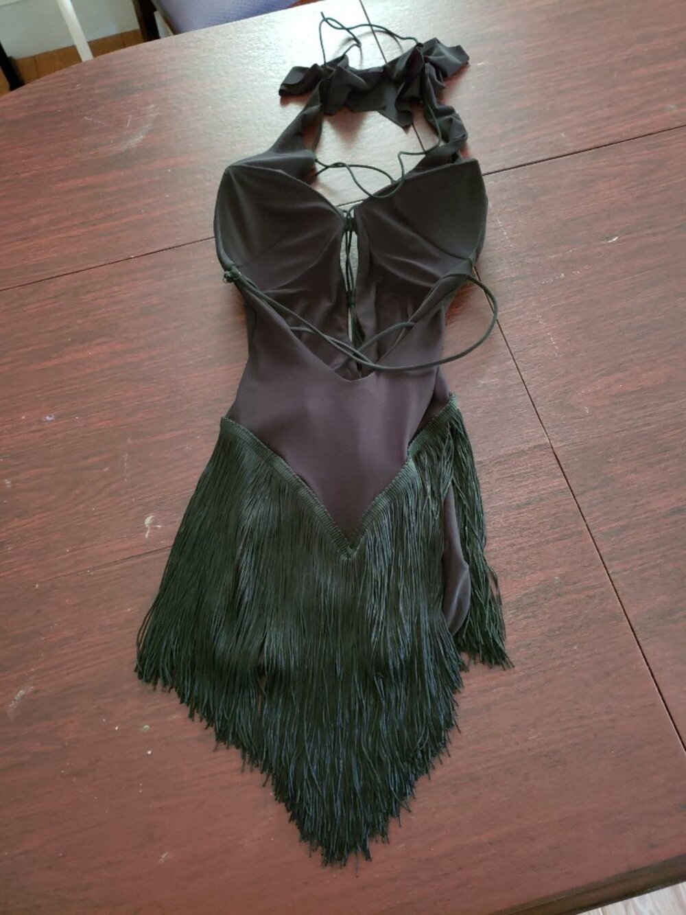 ZYM Dance Latin Ballroom Dress Fringe #2350 XS - Picture 5 of 9